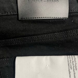 Purple Brand Men’s Slim Straight Black Jeans